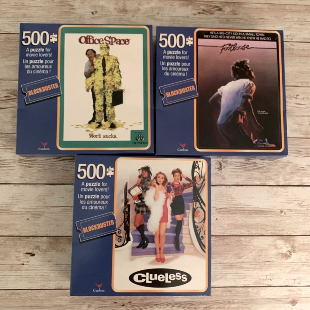 Blockbuster retro 500 count puzzle